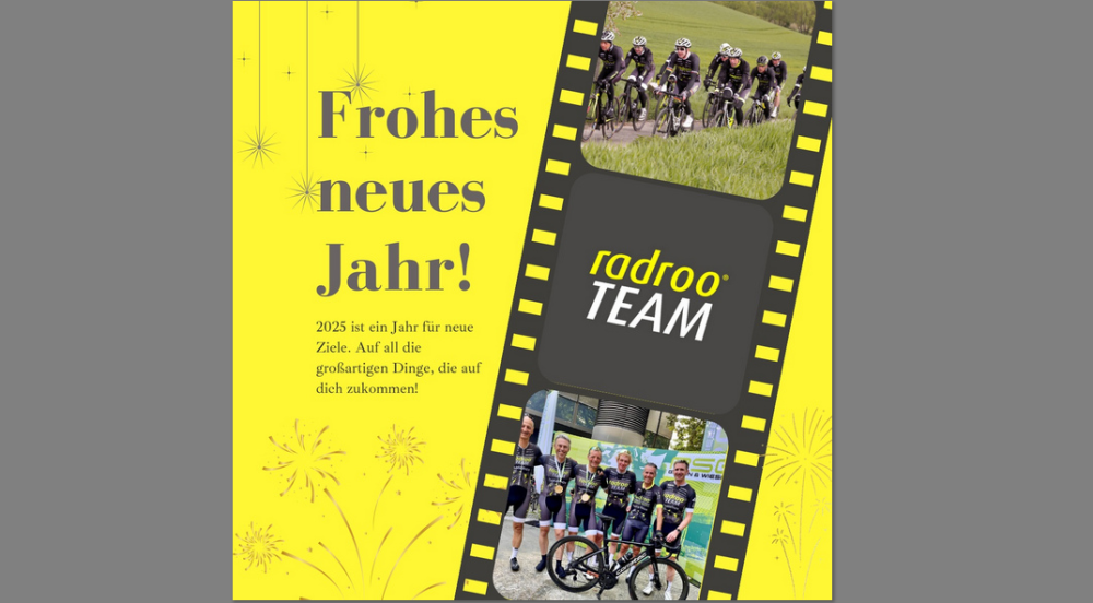 radroo Team- Frohes Neues Jahr 2025 und ein Rückblick auf 2024