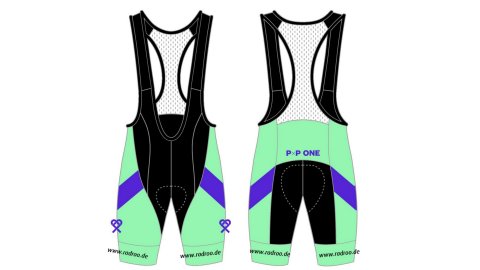 KURZE RADHOSE PRO TOUR MIT TR&Auml;GER 8CM BUND 404-8
